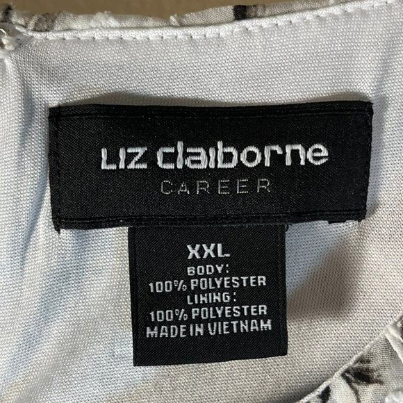 Liz Claiborne Career Sleeveless Floral Top - Picture 2 of 5
